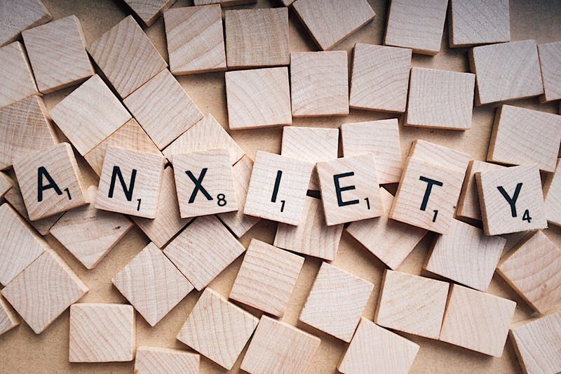 Canva - Word Anxiety Written on Wooden Scrabble Letters